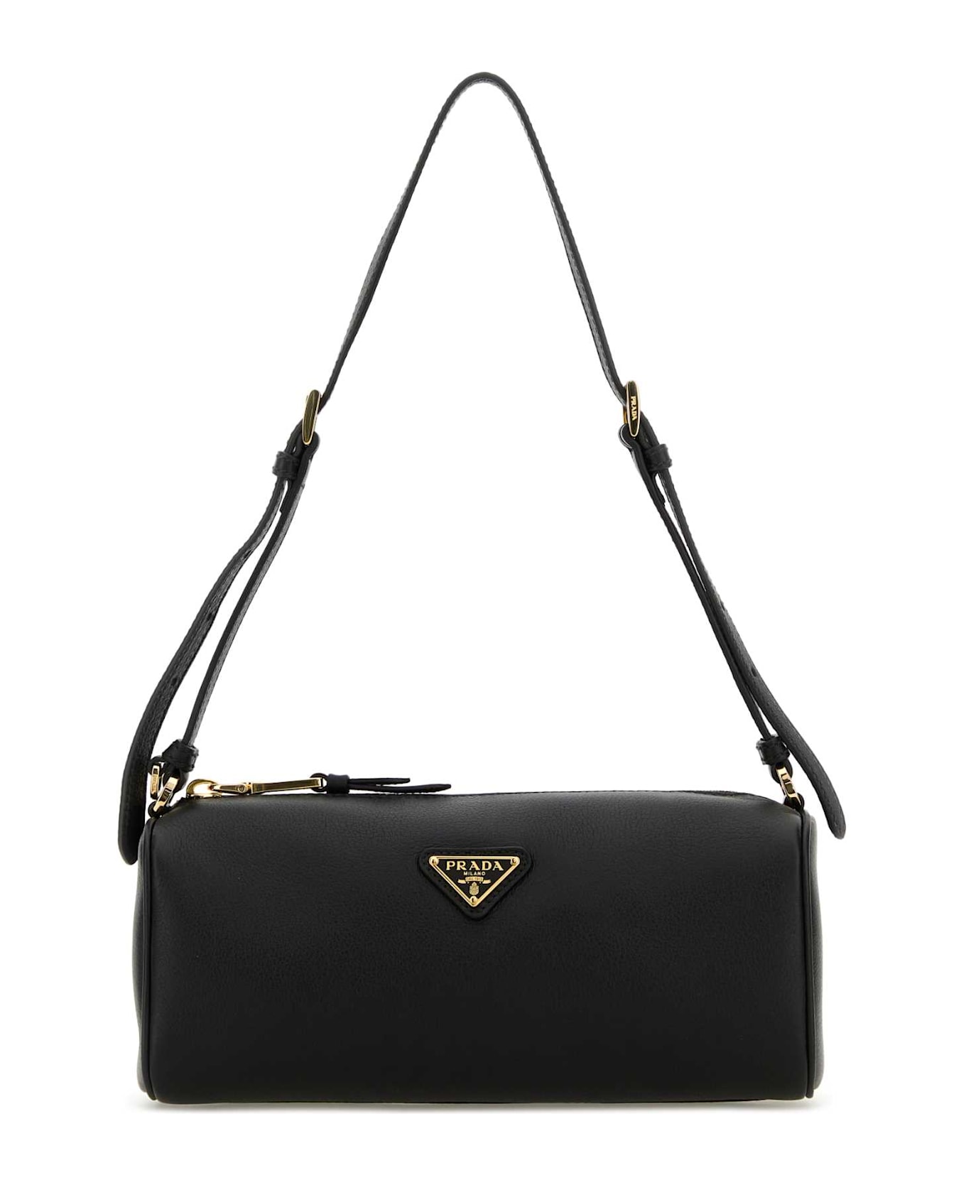 ショルダーバッグ・ポシェット PRADA Women Shoulder Bags 1BD082VDVJ2CYR F03SF grey Prada Black Leather Shoulder Bag | italist