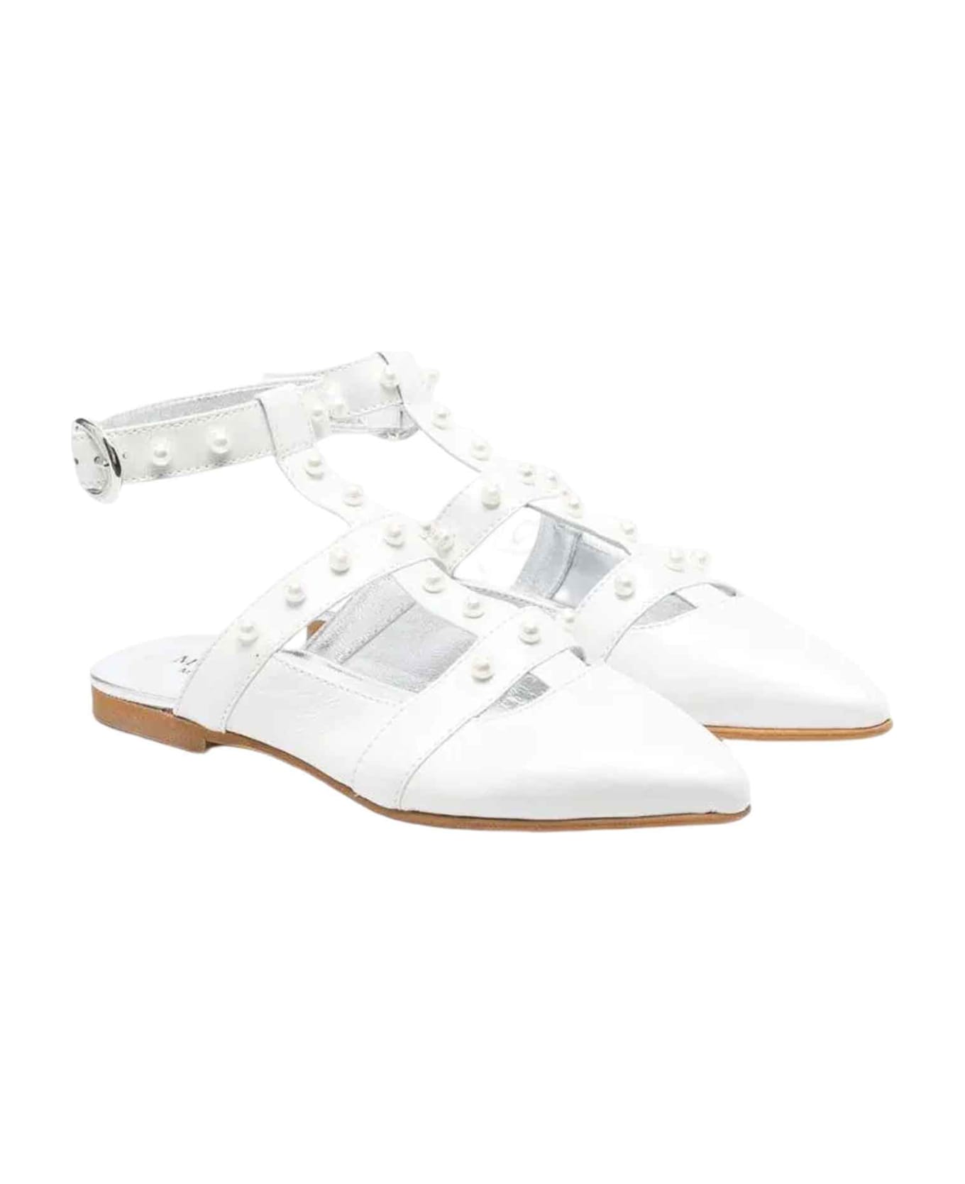 Monnalisa White Shoes Girl - Bianco