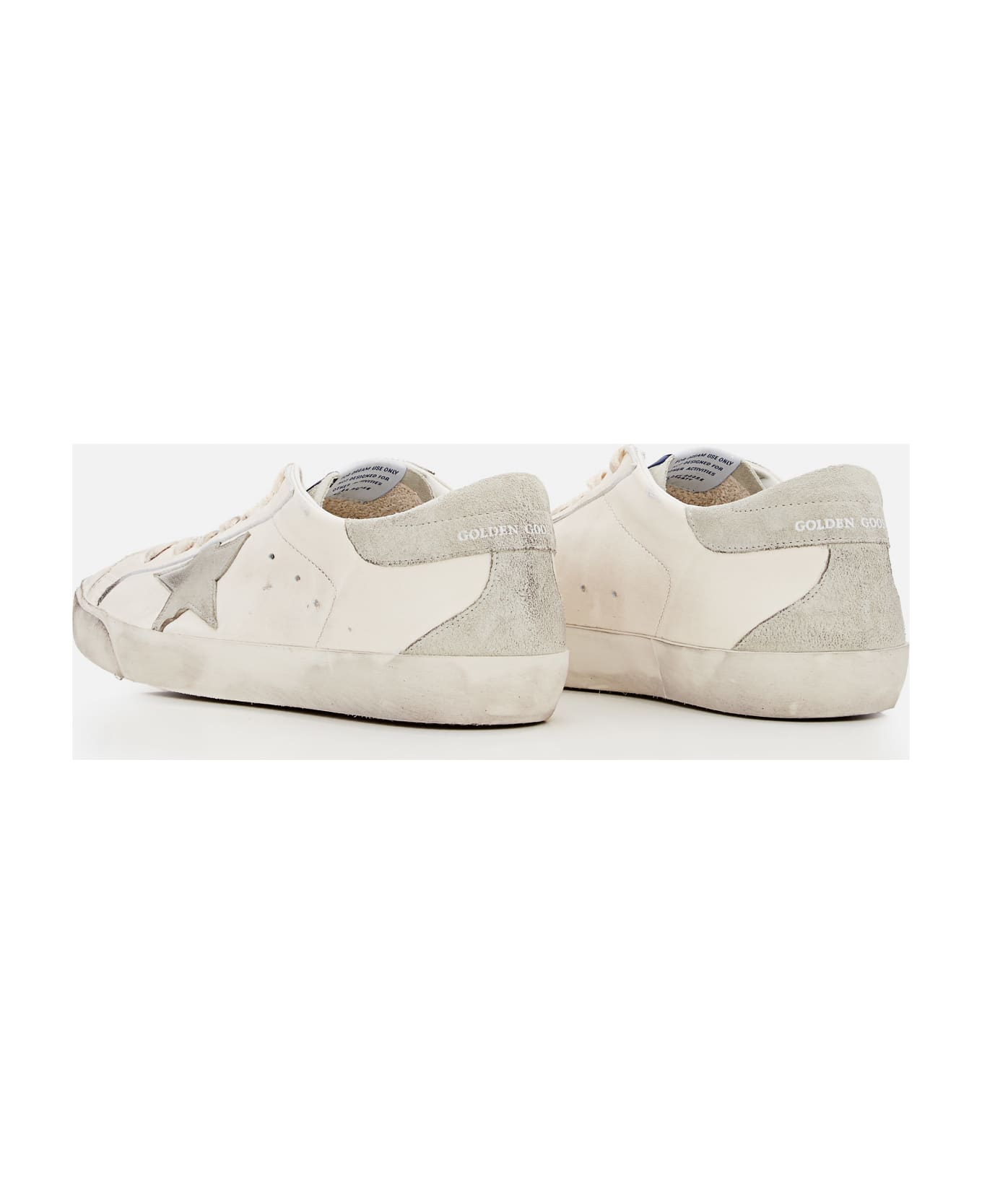 Golden Goose Superstar Leather Sneakers - White