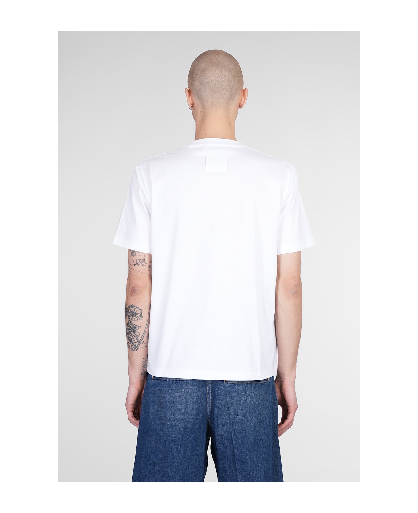 Lanvin T-shirt In White Cotton - white