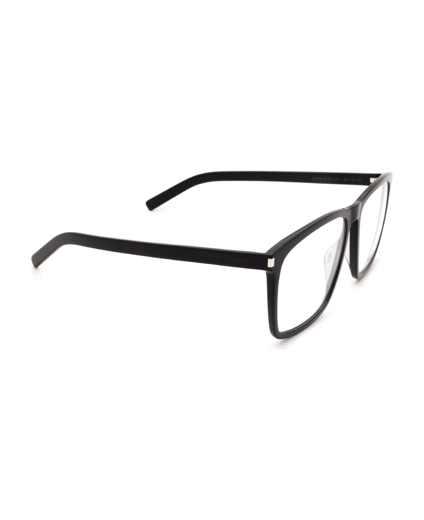 Saint Laurent Eyewear Sl 435 Slim Black Glasses - Black