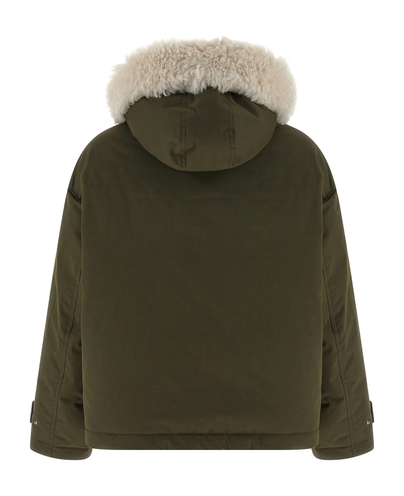 Salomon Merino Shearling Hooded Parka - Green