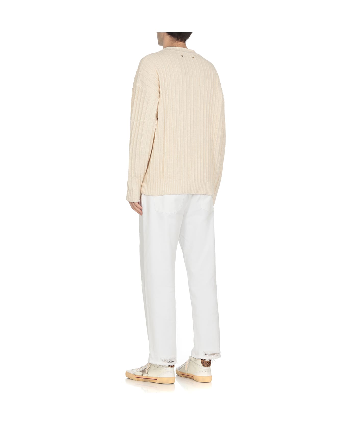 Golden Goose Boxy Sweater - PAPYRUS