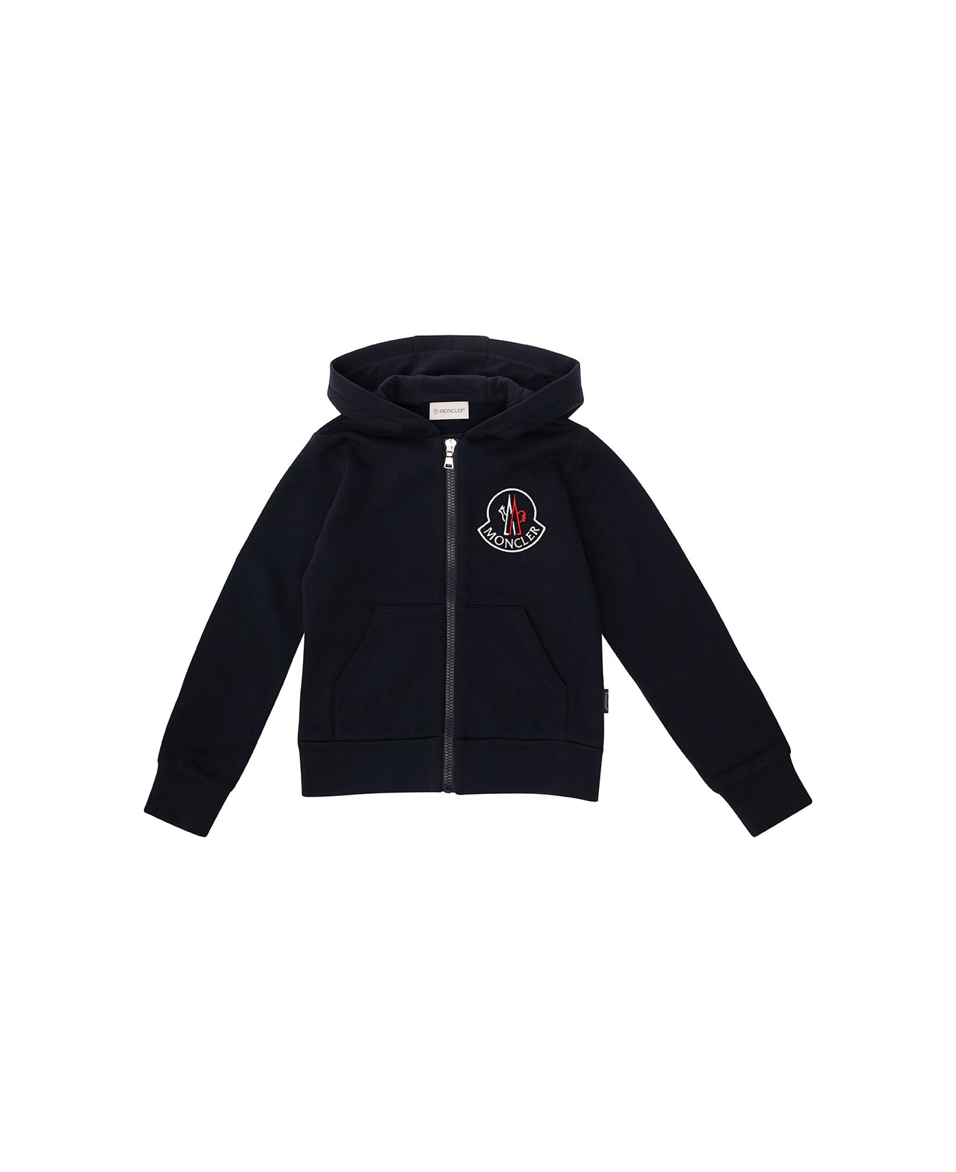 Moncler Zip Up Cardigan - Blu