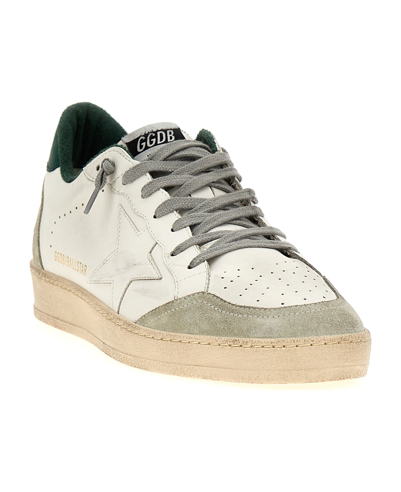 Golden Goose 'ball Star' Sneakers - Bianco
