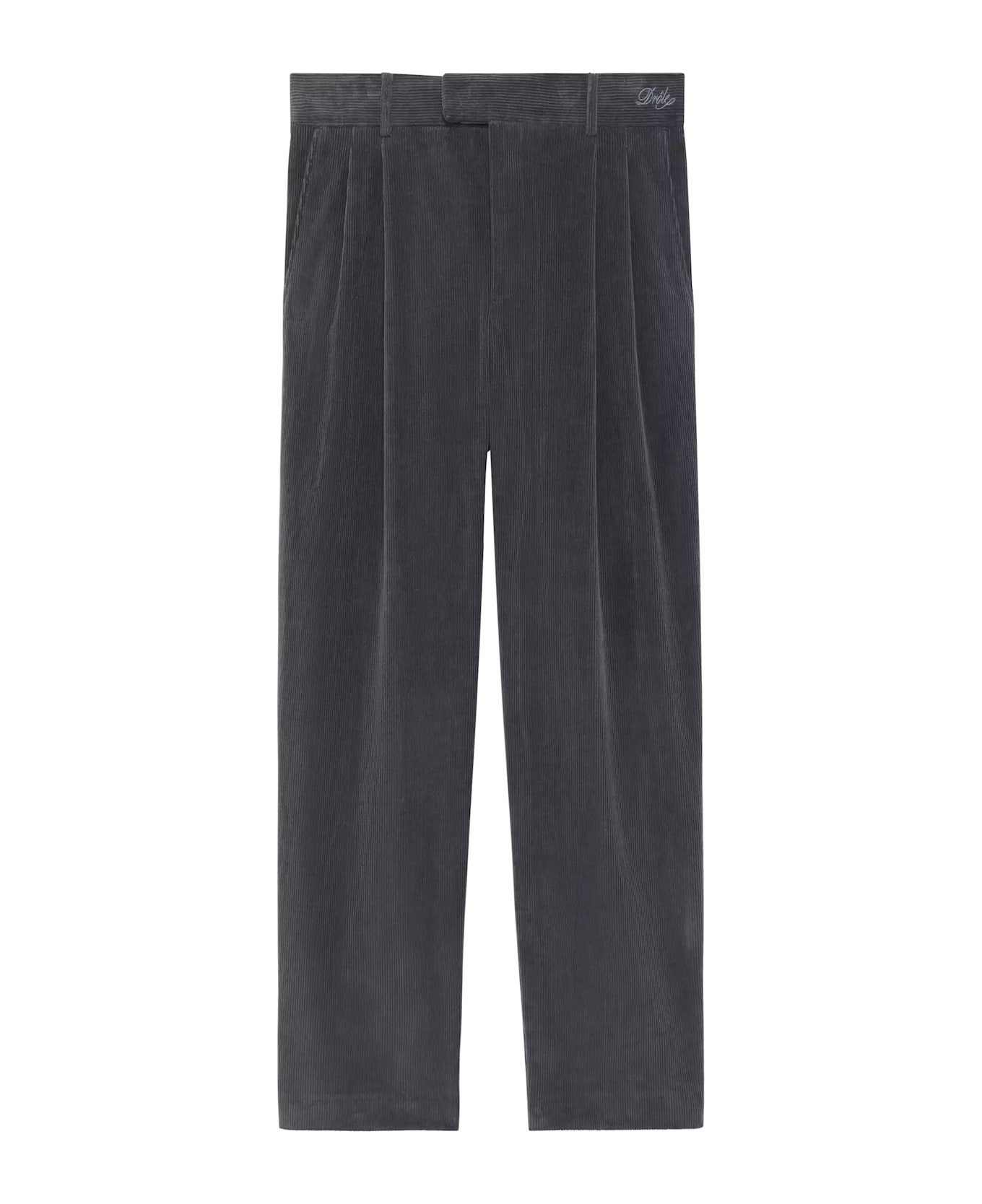 Drôle de Monsieur Le Pantalon Golfeur Corduroy - Dgr Dark Grey