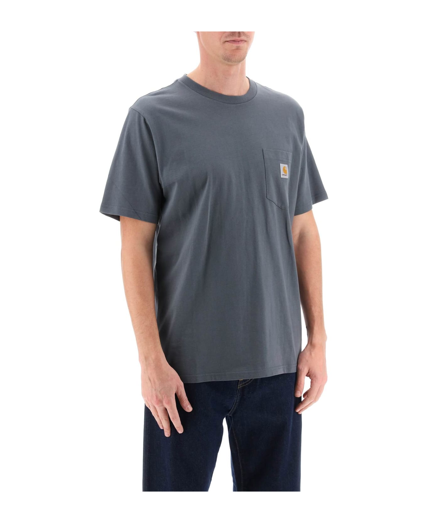 Carhartt T-shirt With Chest Pocket - GREEN