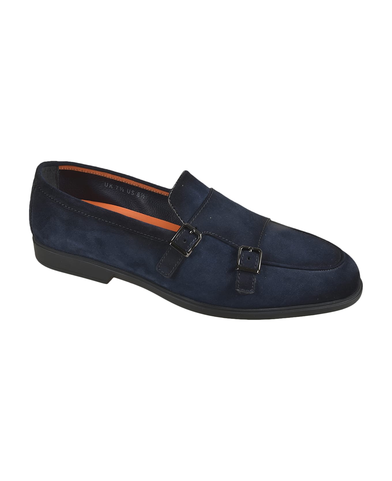 Santoni Buckle Detail Wrap Loafers - Blue