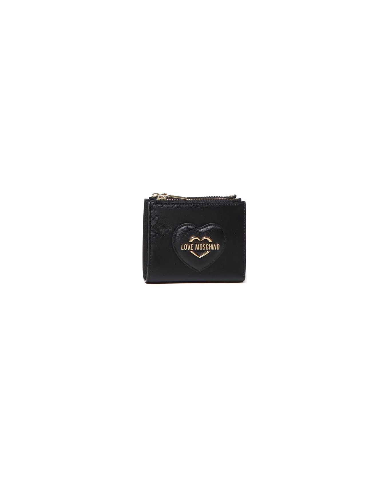 Love Moschino Wallet With Print - Black 財布