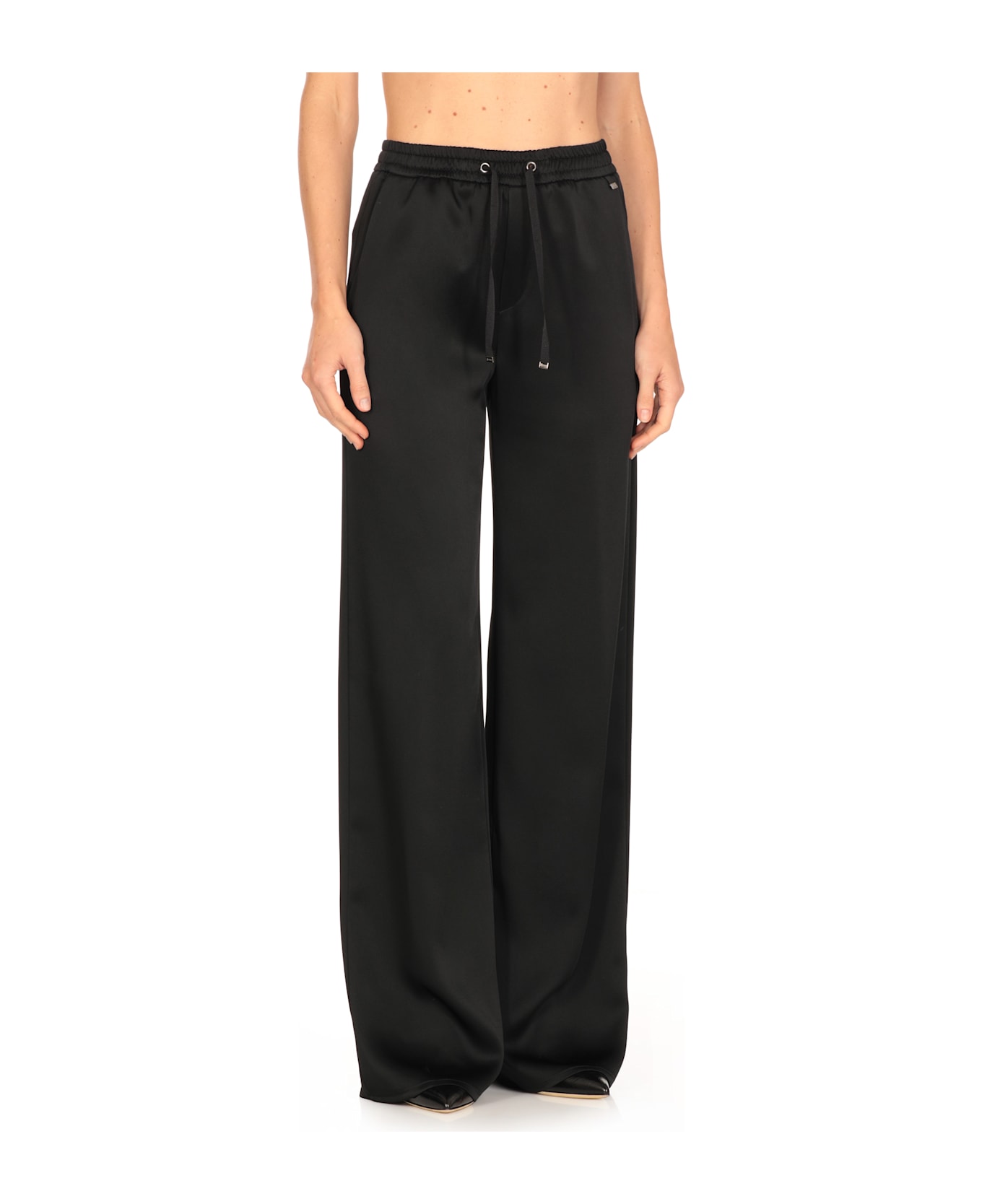 Herno Satin Pants - Black