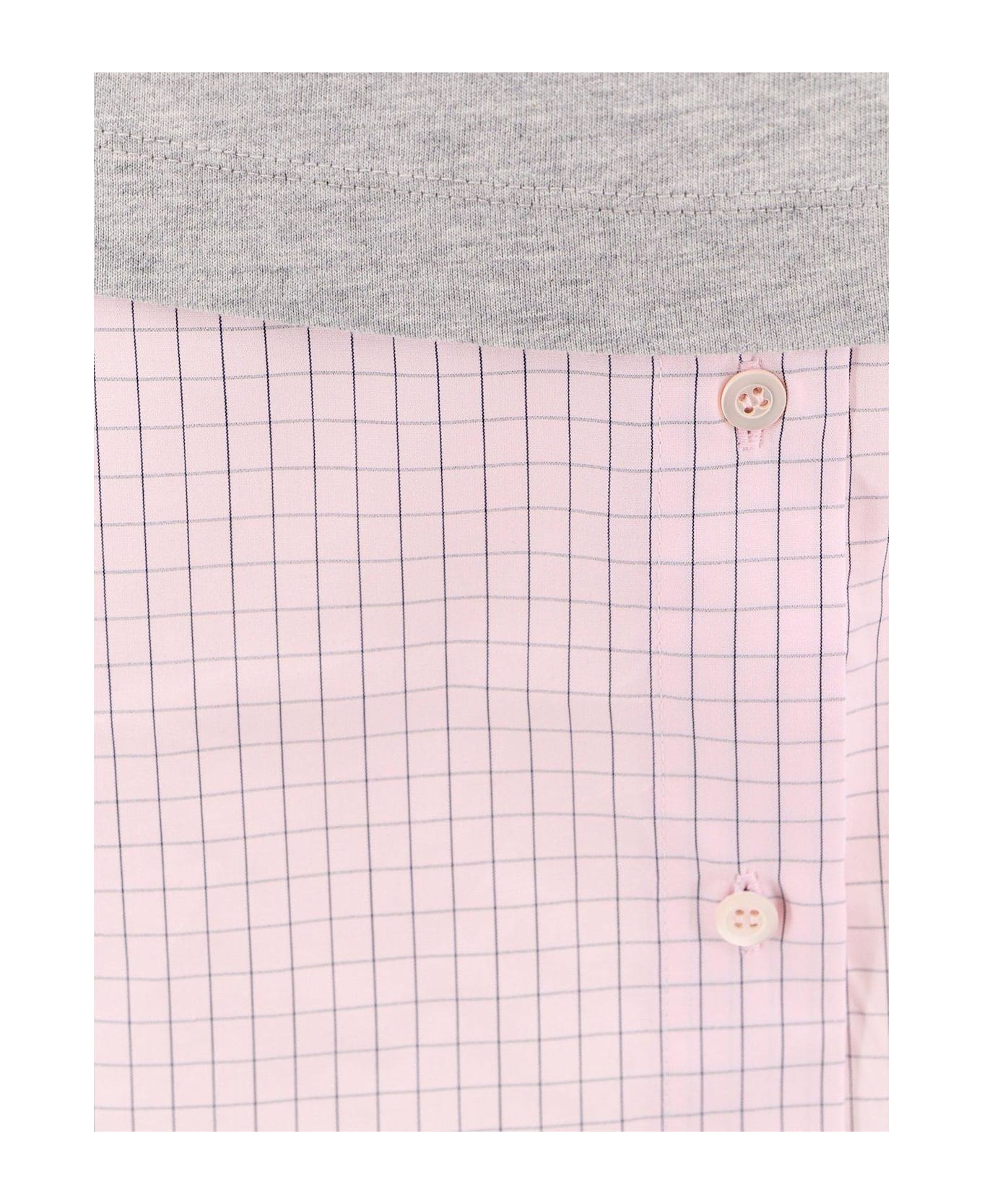 Dries Van Noten Layered Asymmetric Neck Top - GREY