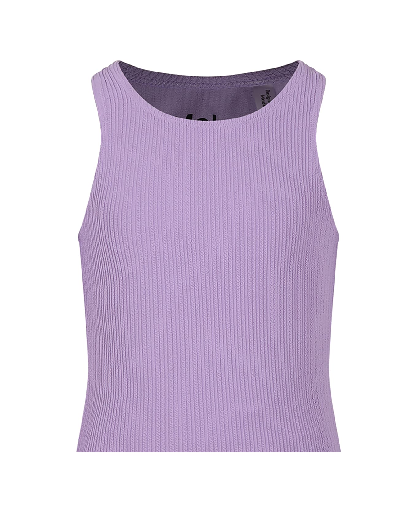 Molo Purple Beach Cover-up For Girl - Violet ワンピース＆ドレス