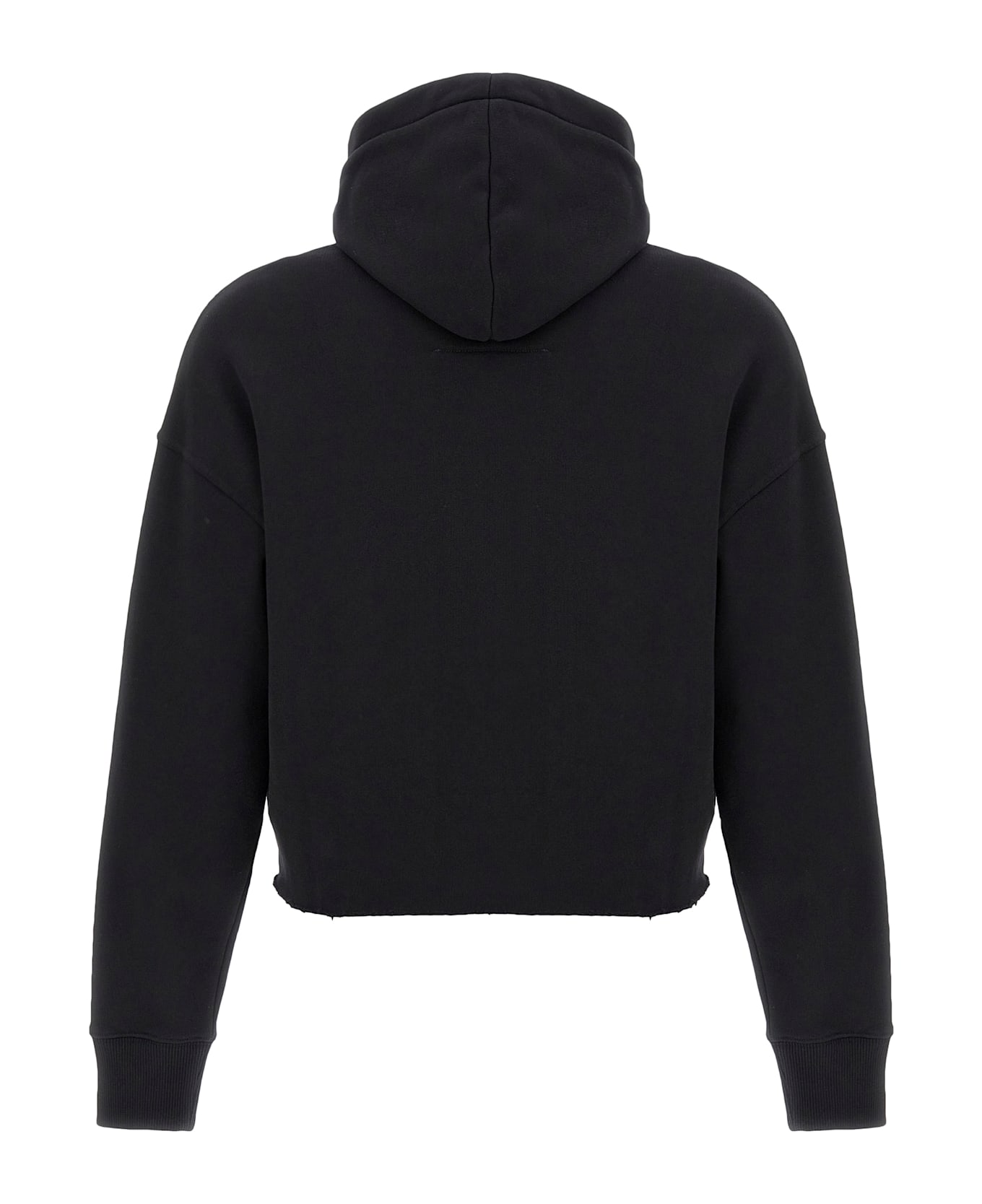 Givenchy Cropped Hoodie - Black