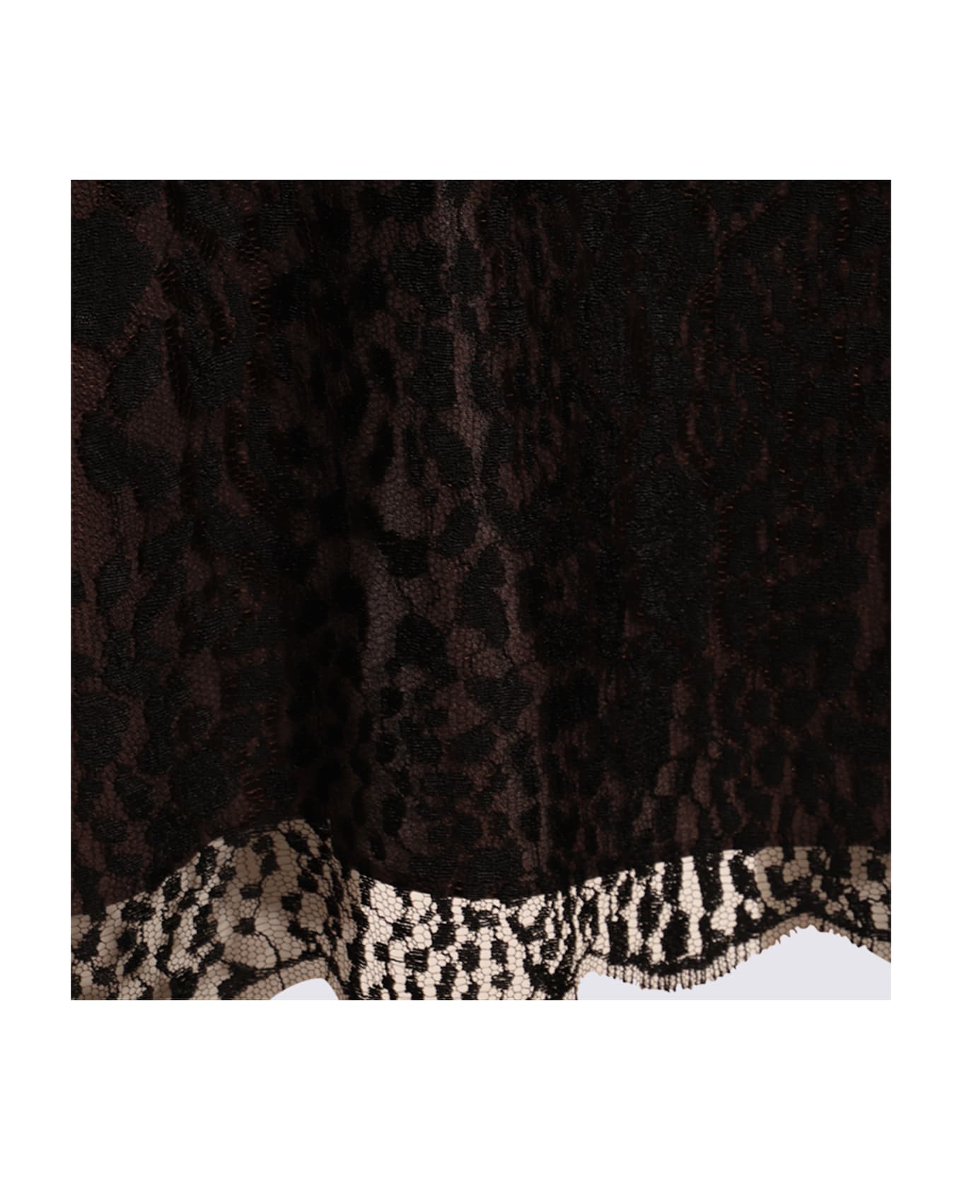 Tom Ford Black And Brown Skirt - BLACK/CHOCOLATE スカート