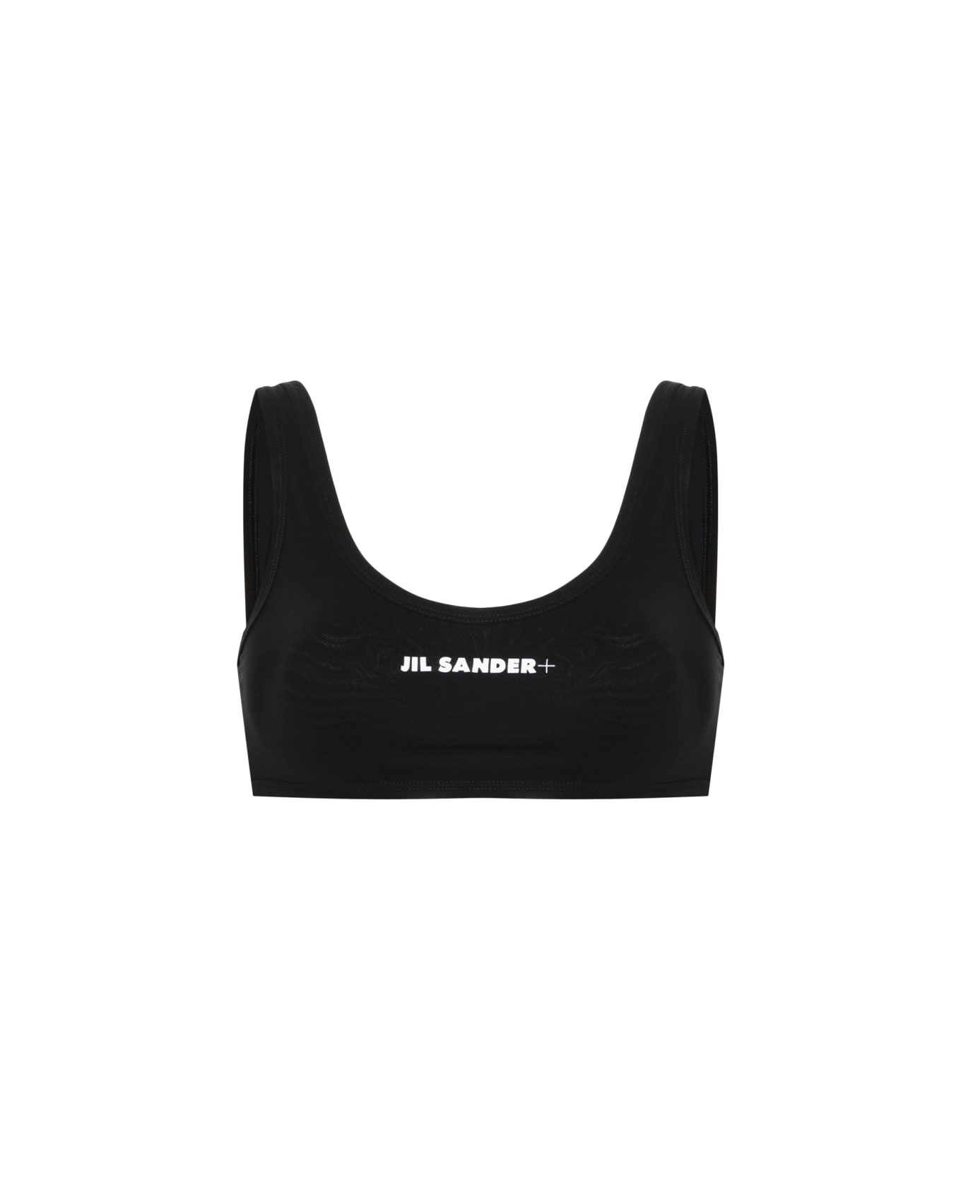 Jil Sander Logo Bikini Top - BLACK