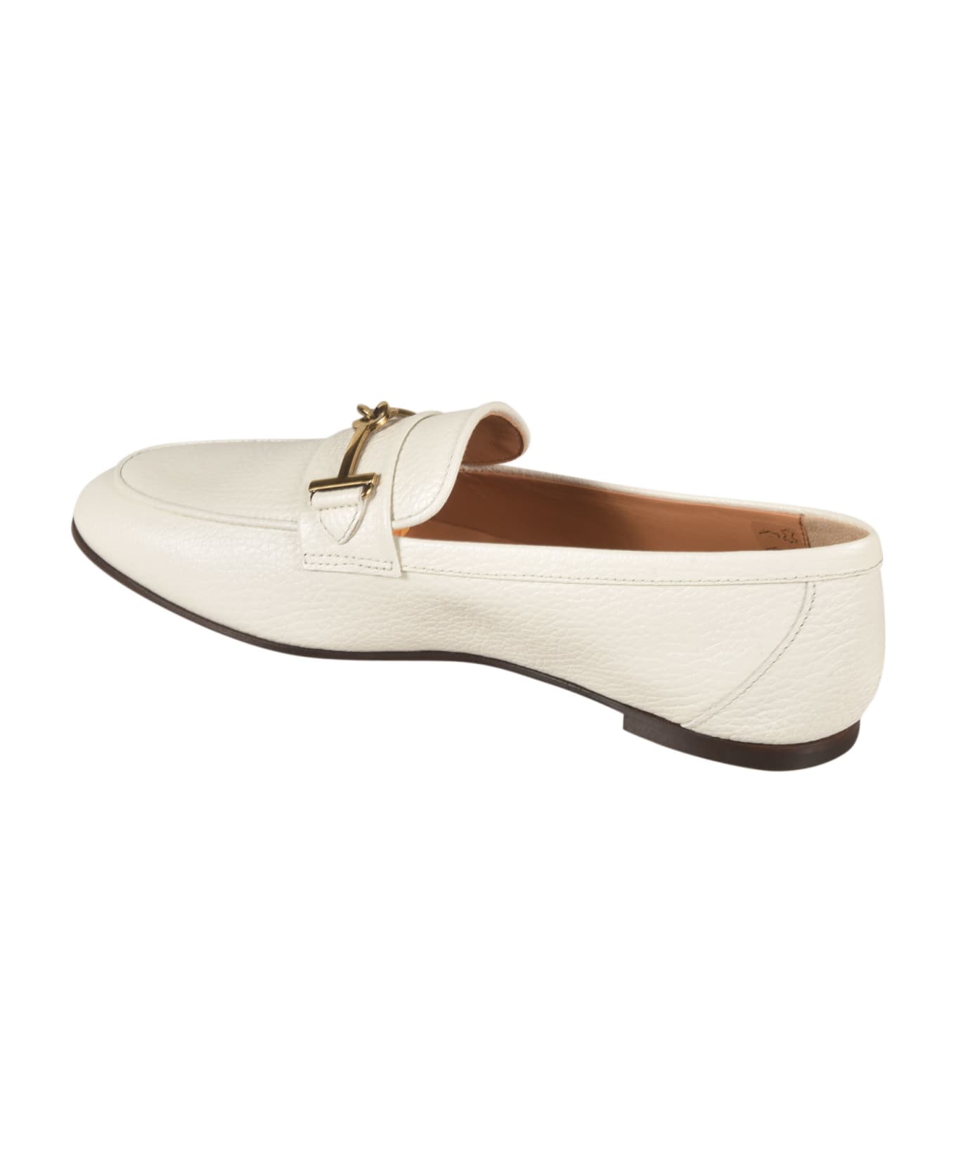 Tod's 79a T Ring Loafers - White フラットシューズ