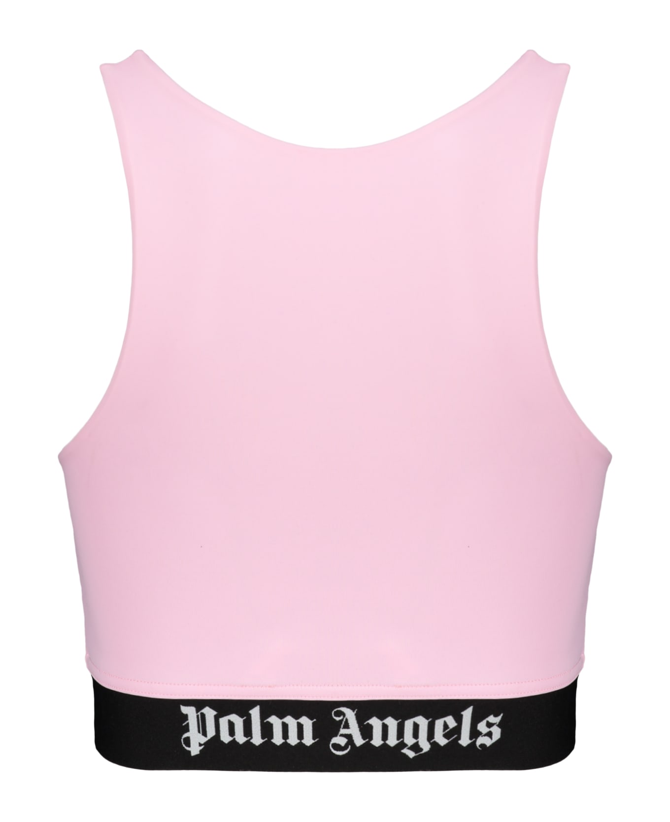 Palm Angels Crop-top With Logo - Pink タンクトップ