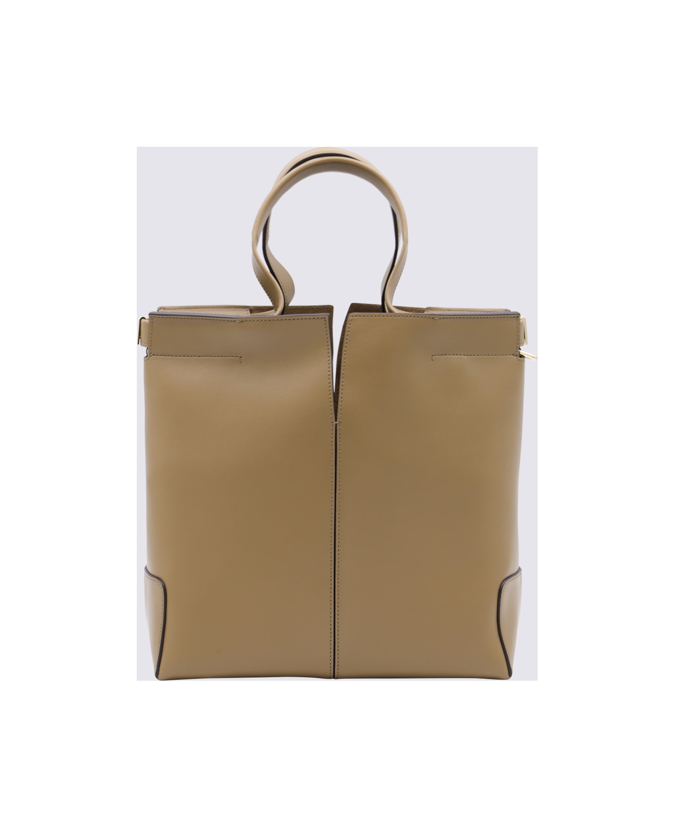 Tod
s Beige Leather Totes - LENTICCHIA