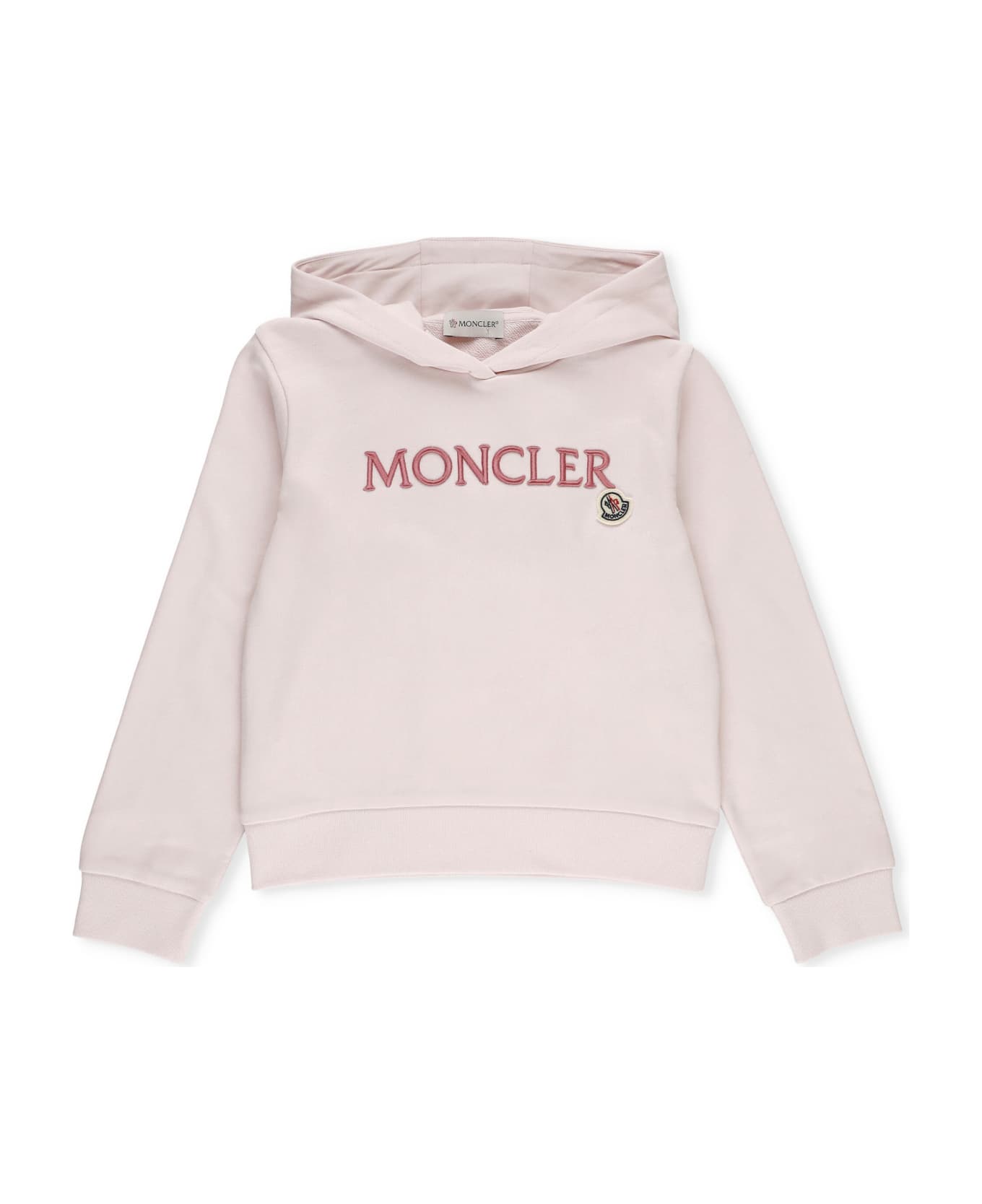 Moncler Hoodie With Logo - Pink