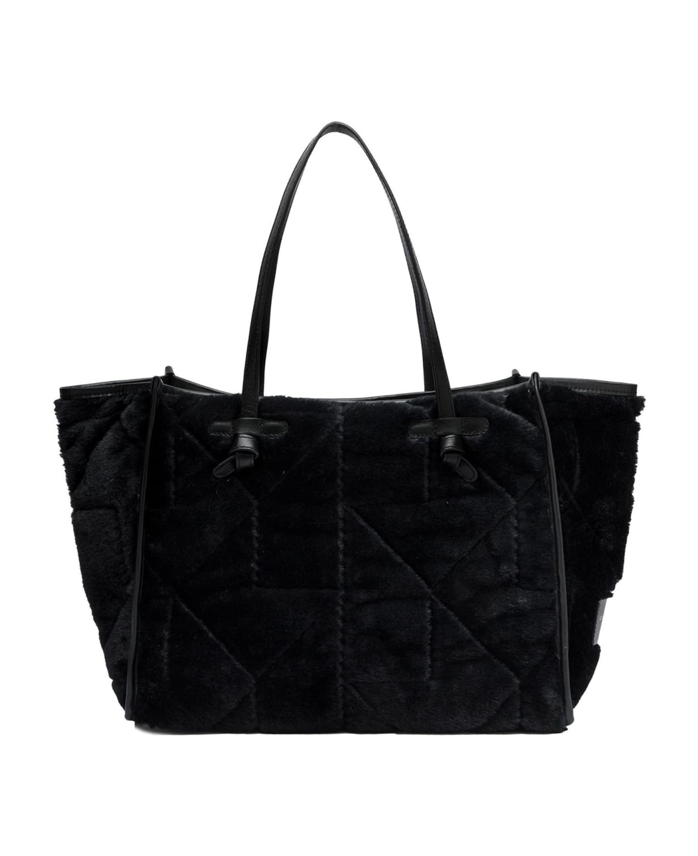 Gianni Chiarini Marcella Tote Bag In Double-layer Fabric Gianni Chiarini - BLACK
