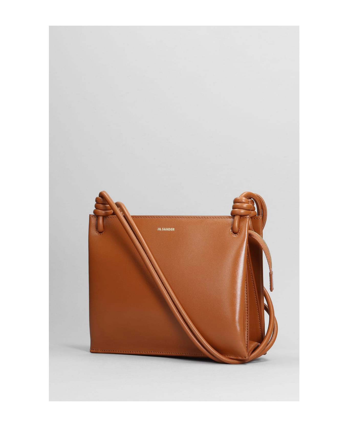 Jil Sander Plain Leather Shoulder Bag - 906