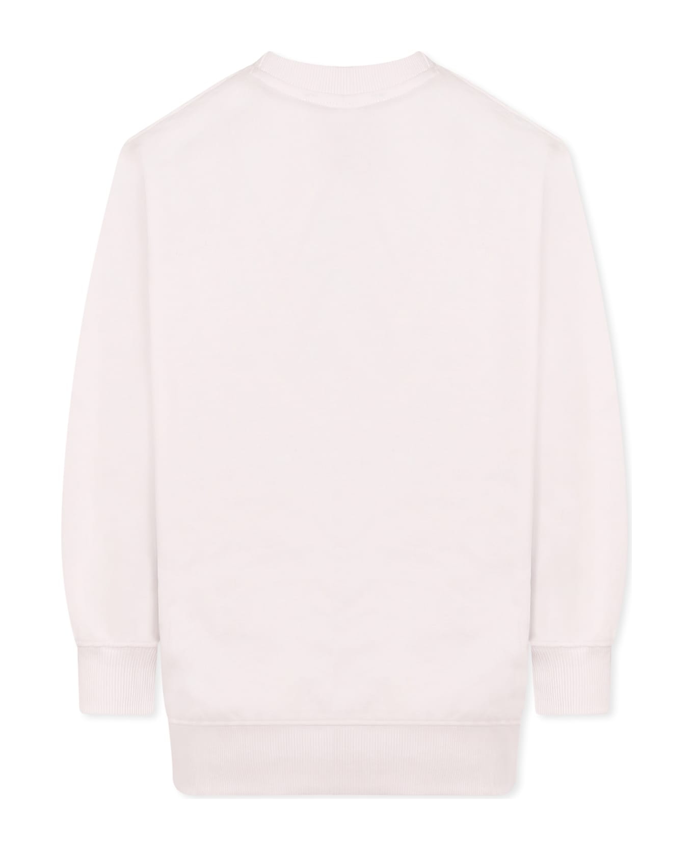 Molo White Sweatshirt For Boy With Banana - White