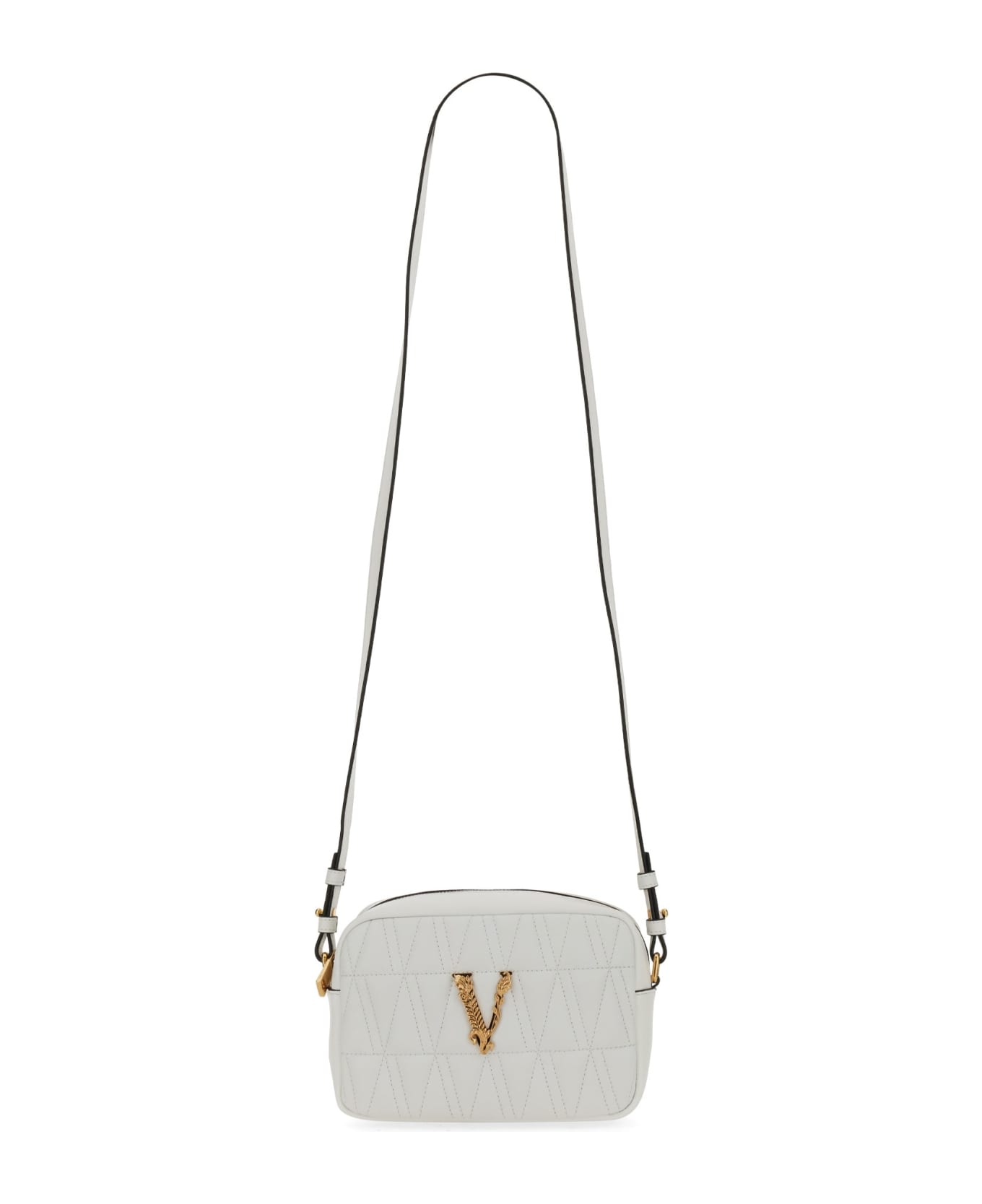 Versace Virtus Shoulder Bag - BIANCO