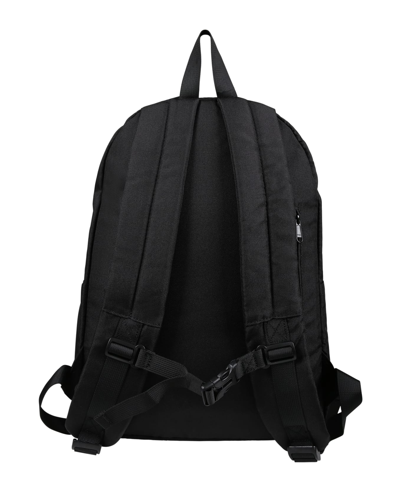 Molo White Backpack For Boy With Flames - Black