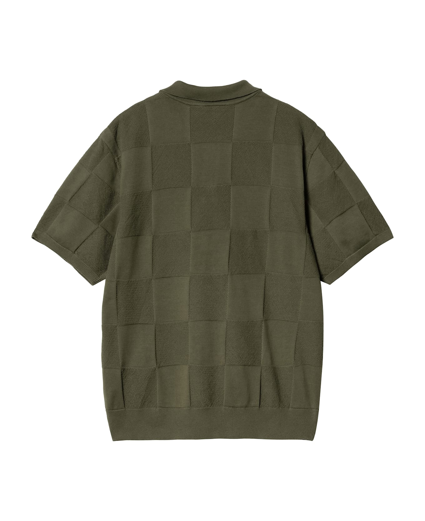 Carhartt S/s Checker Polo - Xx Dollar Green