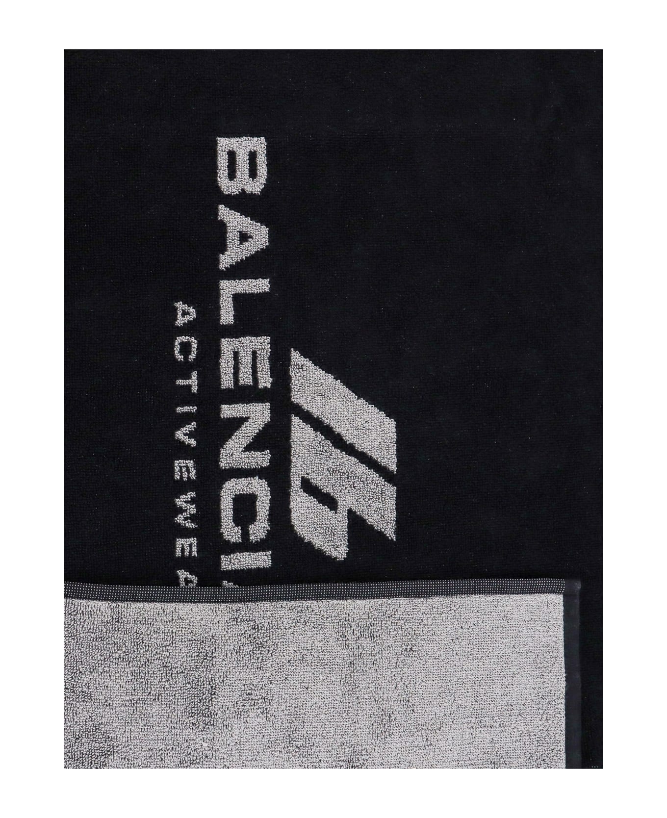 Balenciaga Activewear Terry Fabric Gym Towel - Black