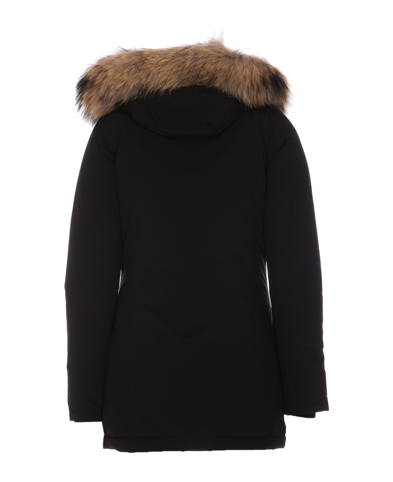Woolrich Artic Raccoon Parka Jacket - Black