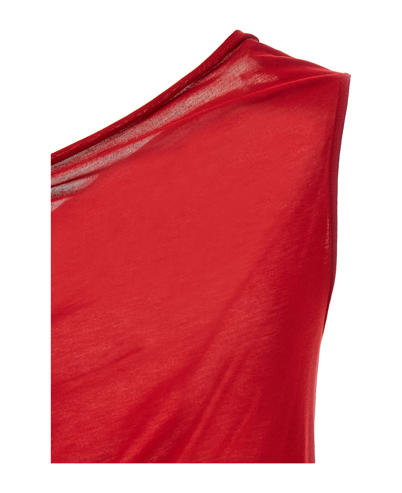 Rick Owens 'athena T' Top - Red