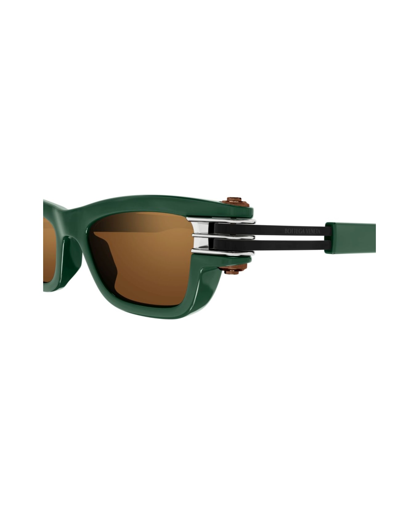 Bottega Veneta Eyewear Bv1308s003 Green Black Copper - 003 green black copper