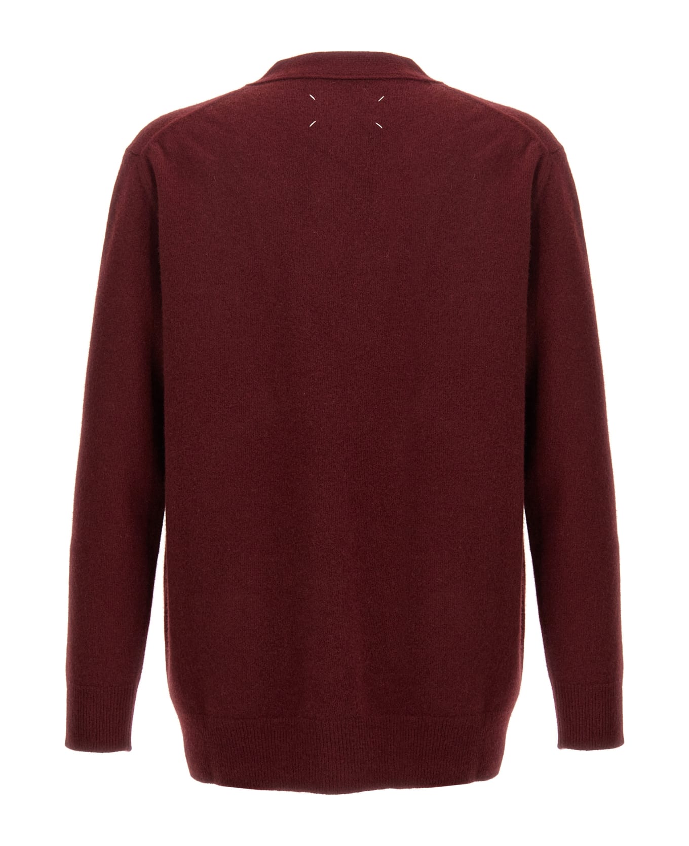 Maison Margiela Wool Cardigan - Bordeaux ニットウェア