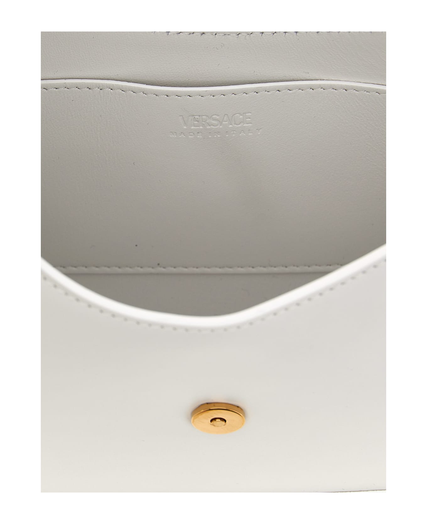 Versace 
greca Goddess
 Small Shoulder Bag - White