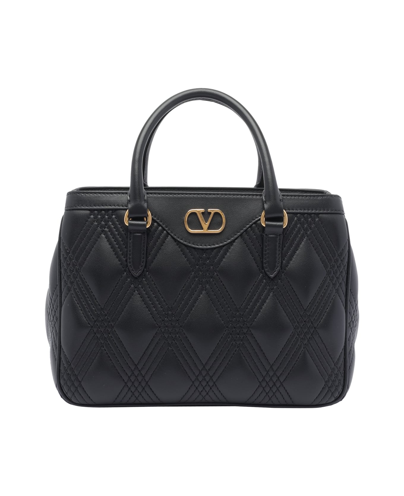 Valentino Garavani Quiltie 67 Handbag - Black