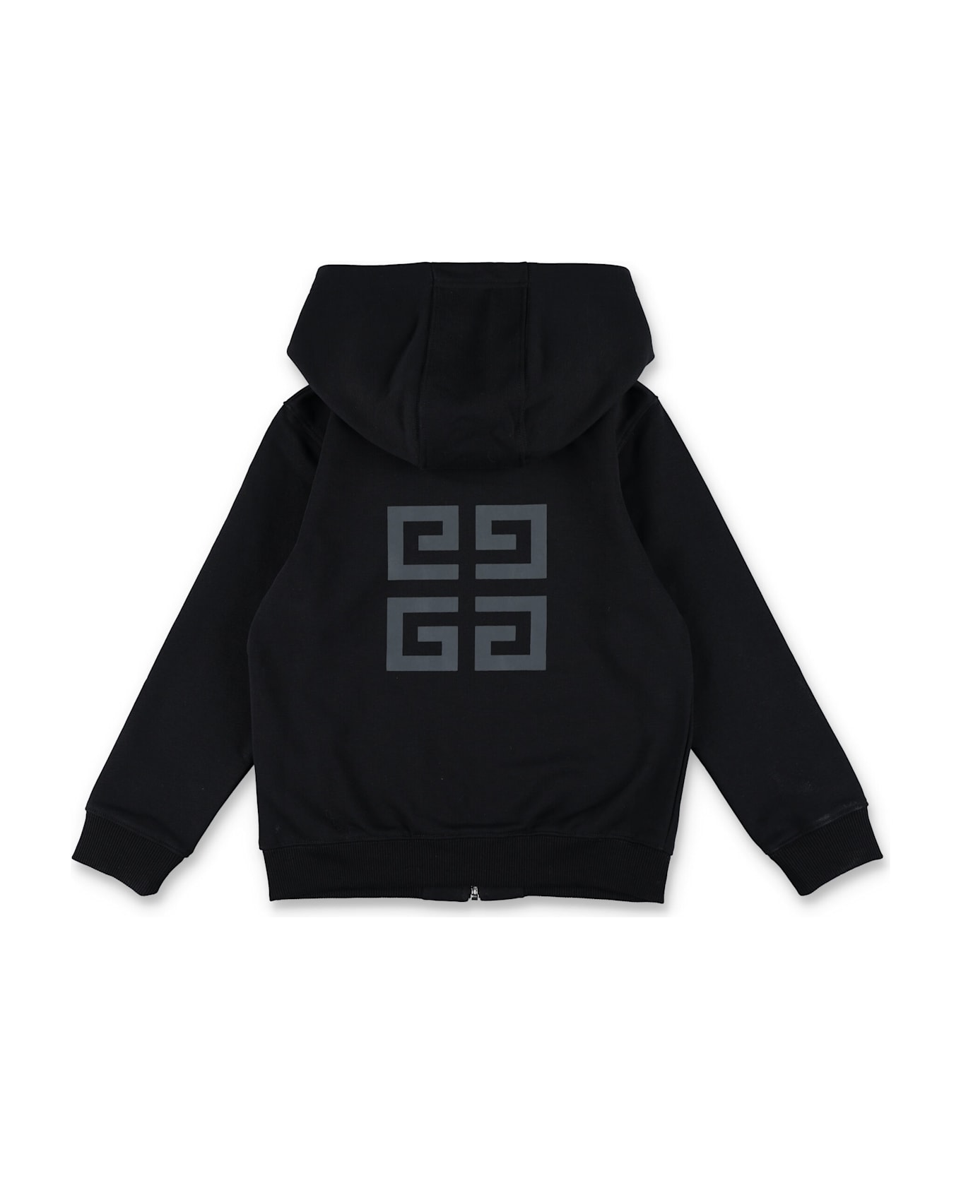 Givenchy Kid - Logo Zip-up Hoodie - BLACK