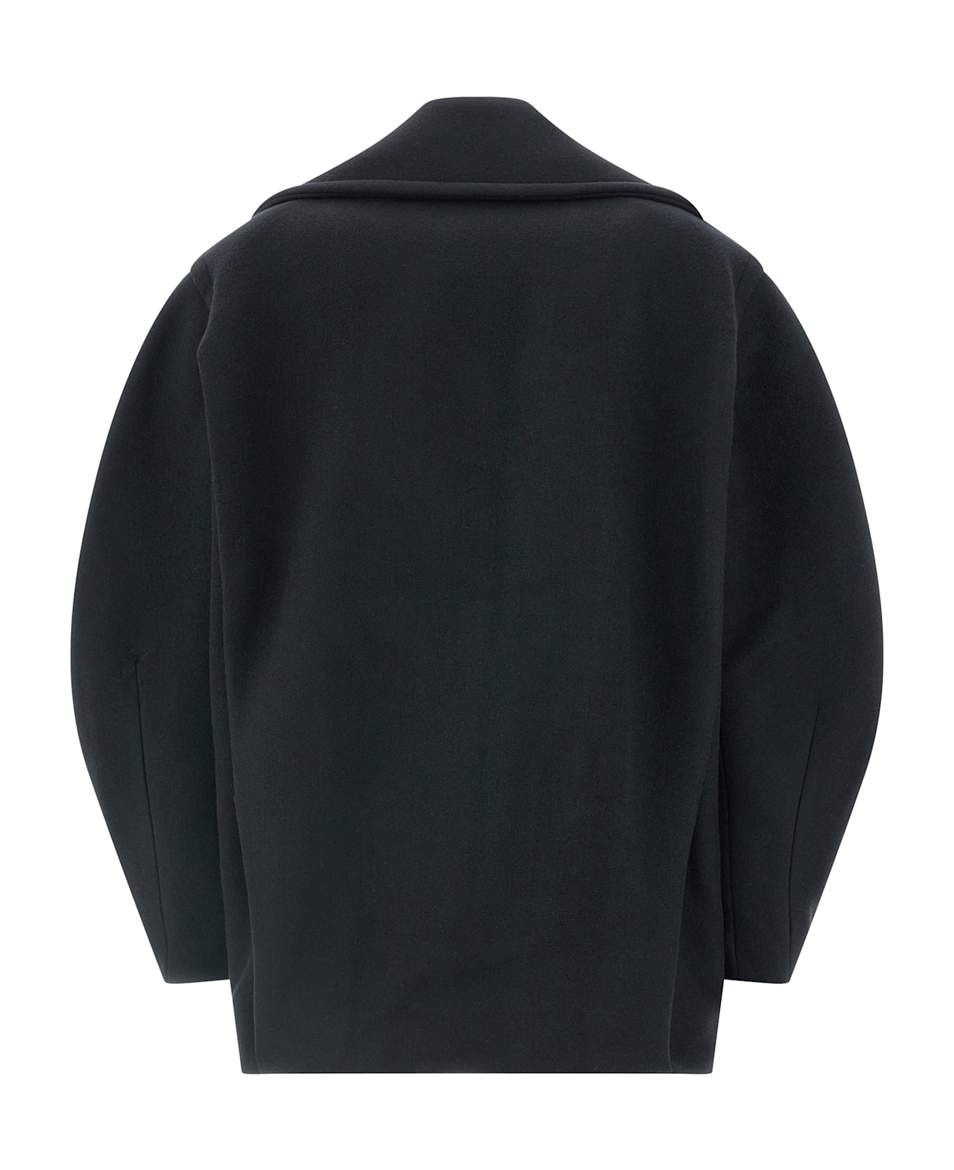 Jacquemus 
le Caban Ovalo
 Coat - Blue