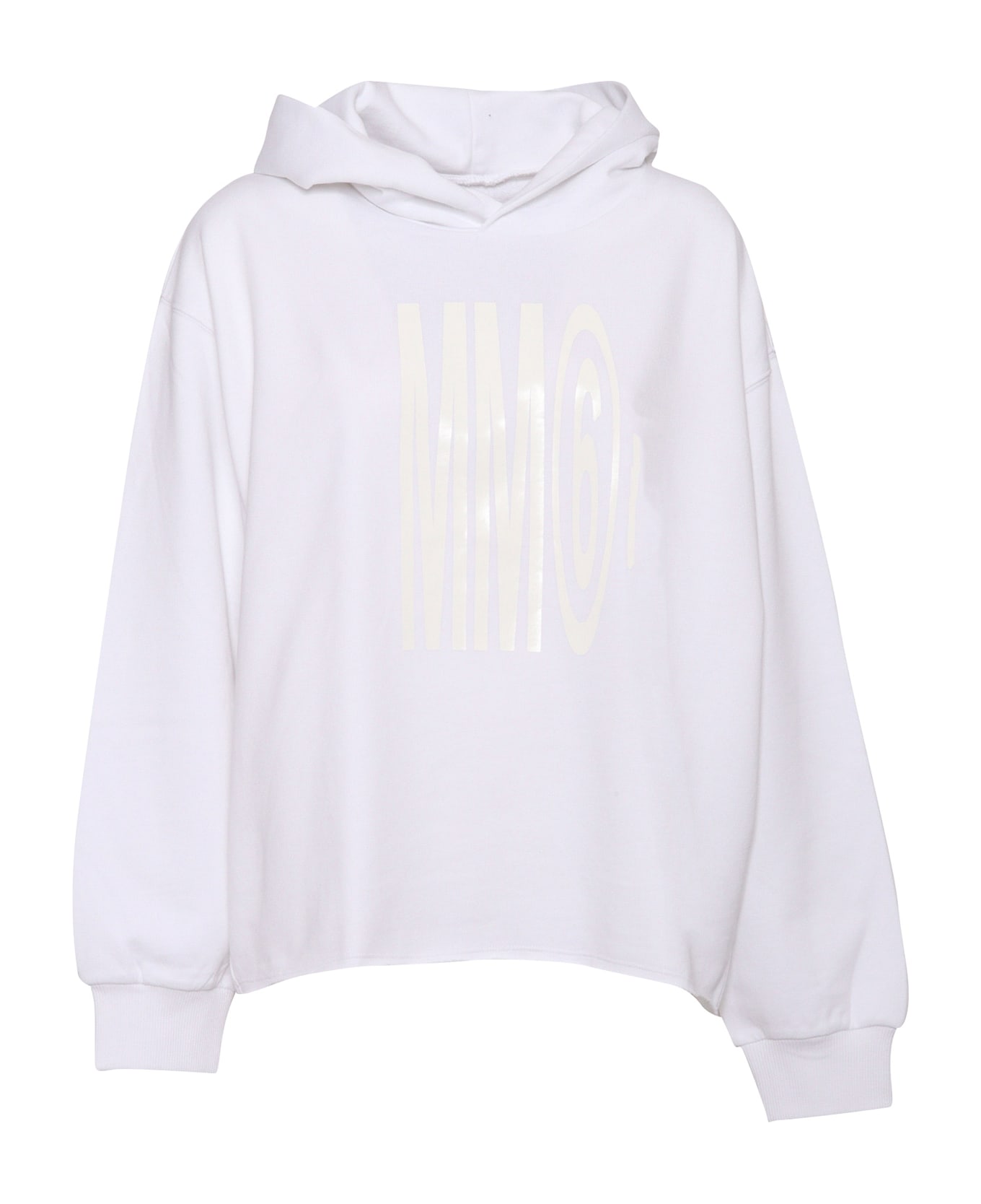 MM6 Maison Margiela Mm6s105u Sweatshirt - WHITE