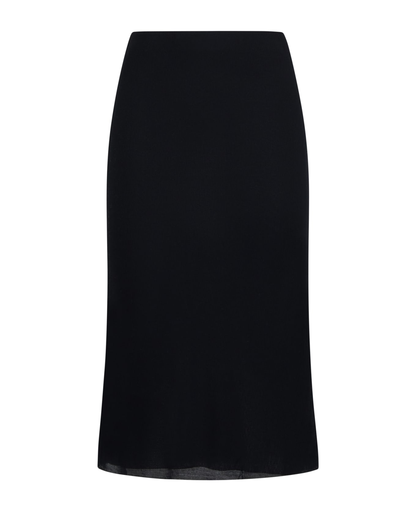 Khaite Leema Midi Skirt - Black