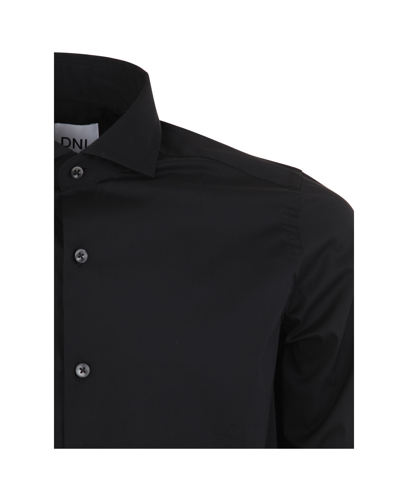DNL Slim Shirt - Black シャツ