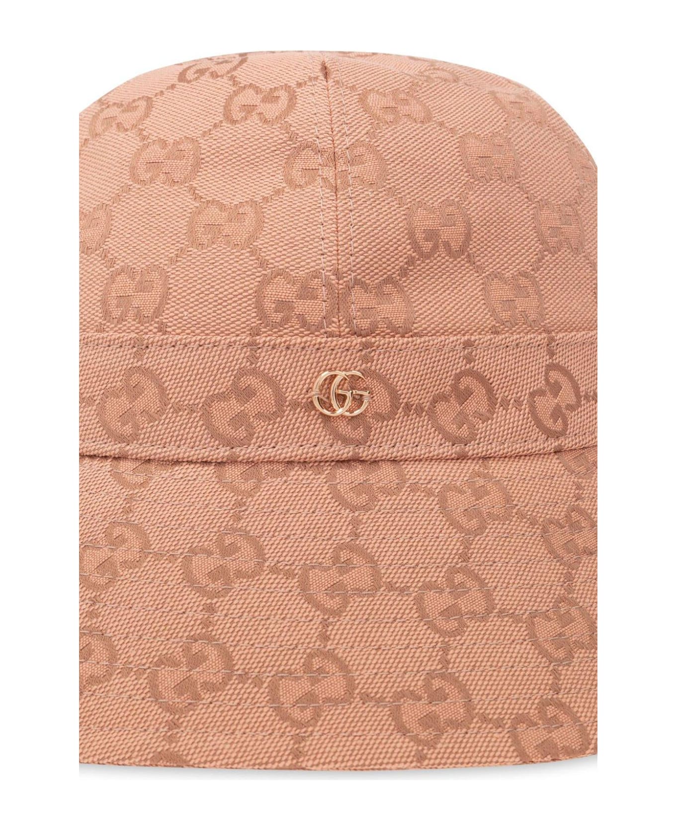 Gucci Monogrammed Bucket Hat - Pink