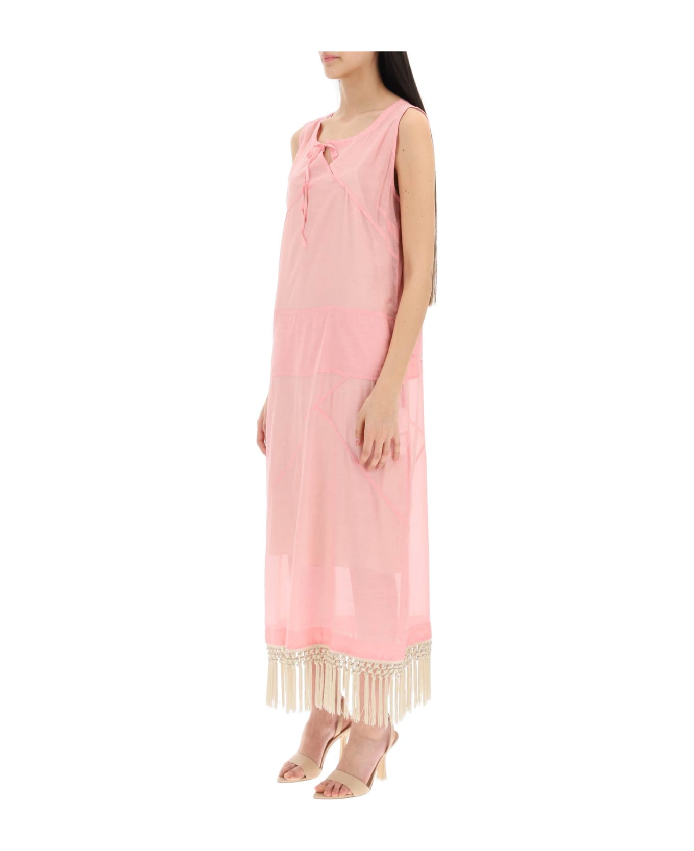 Saks Potts 'stanni' Cotton And Silk Dress - CRYSTAL PINK (Pink) ワンピース＆ドレス