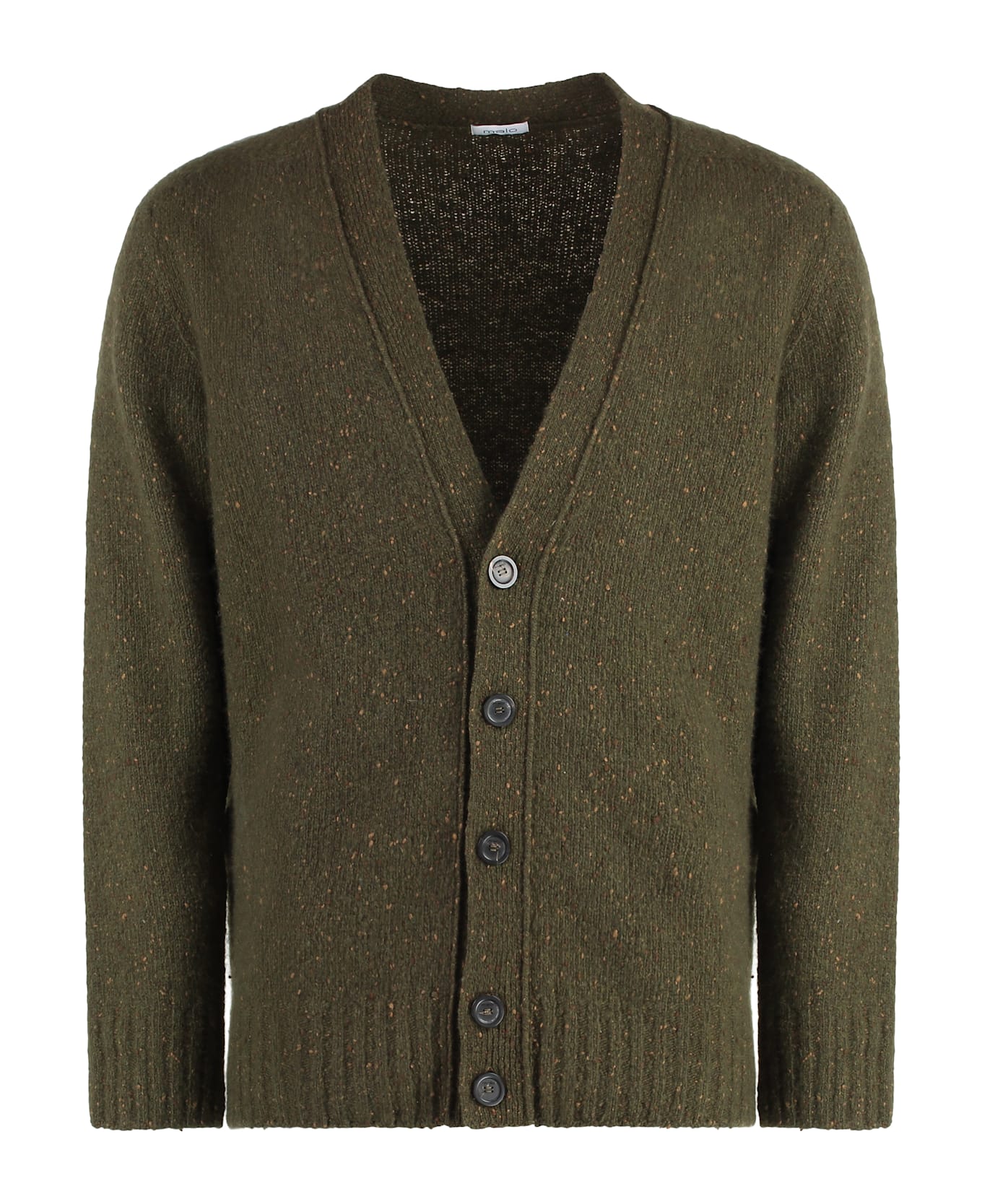 Malo Cashmere Cardigan - green