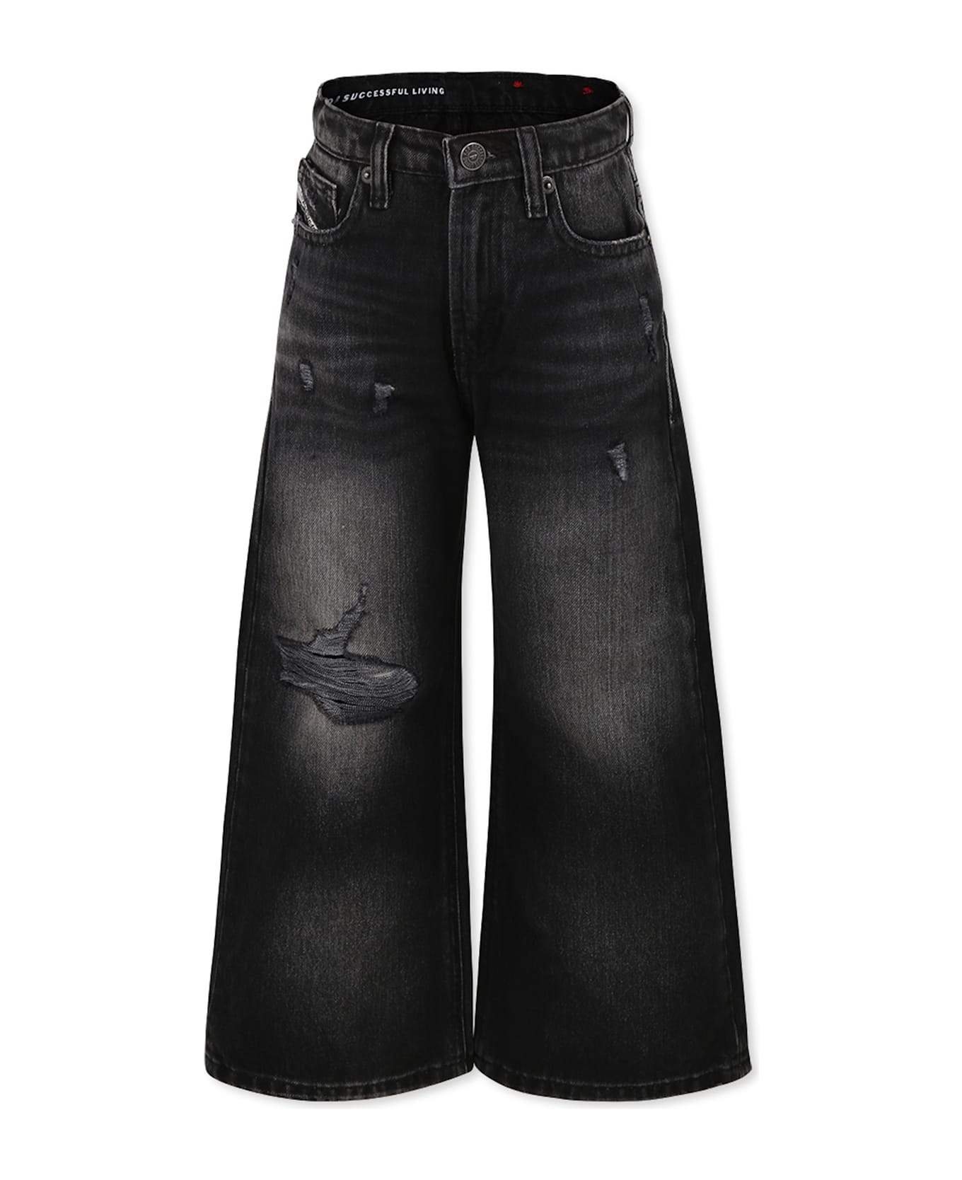 Diesel Black Jeans For Girl - Black