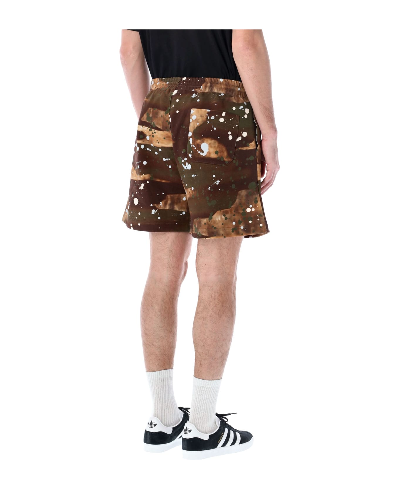 MSGM Dripping Camo Shorts - CAMOUFLAGE