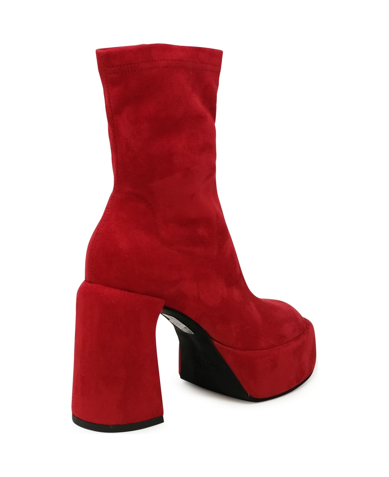 Elena Iachi Ecodaino Zelda Ankle Boots - RED