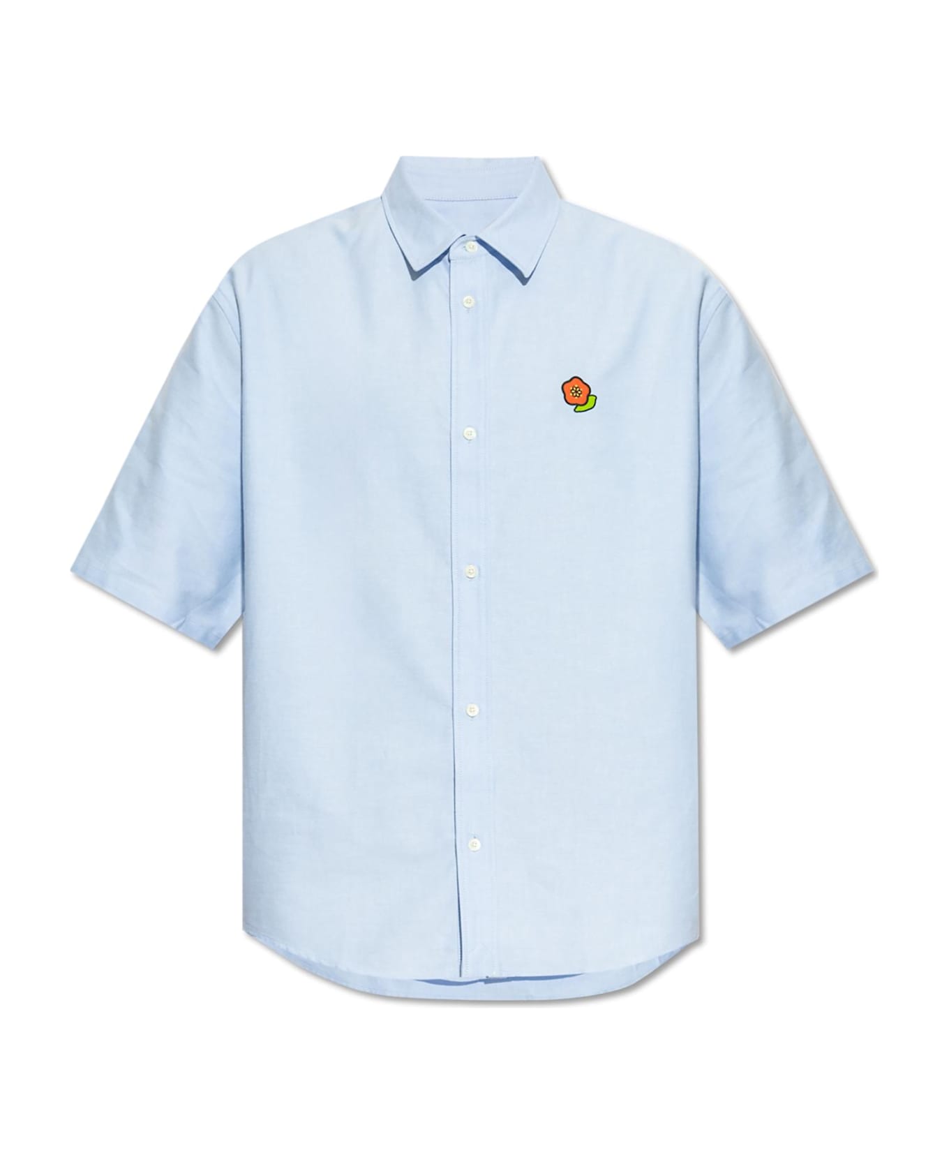 Kenzo Short Sleeve Shirt - Azzurro