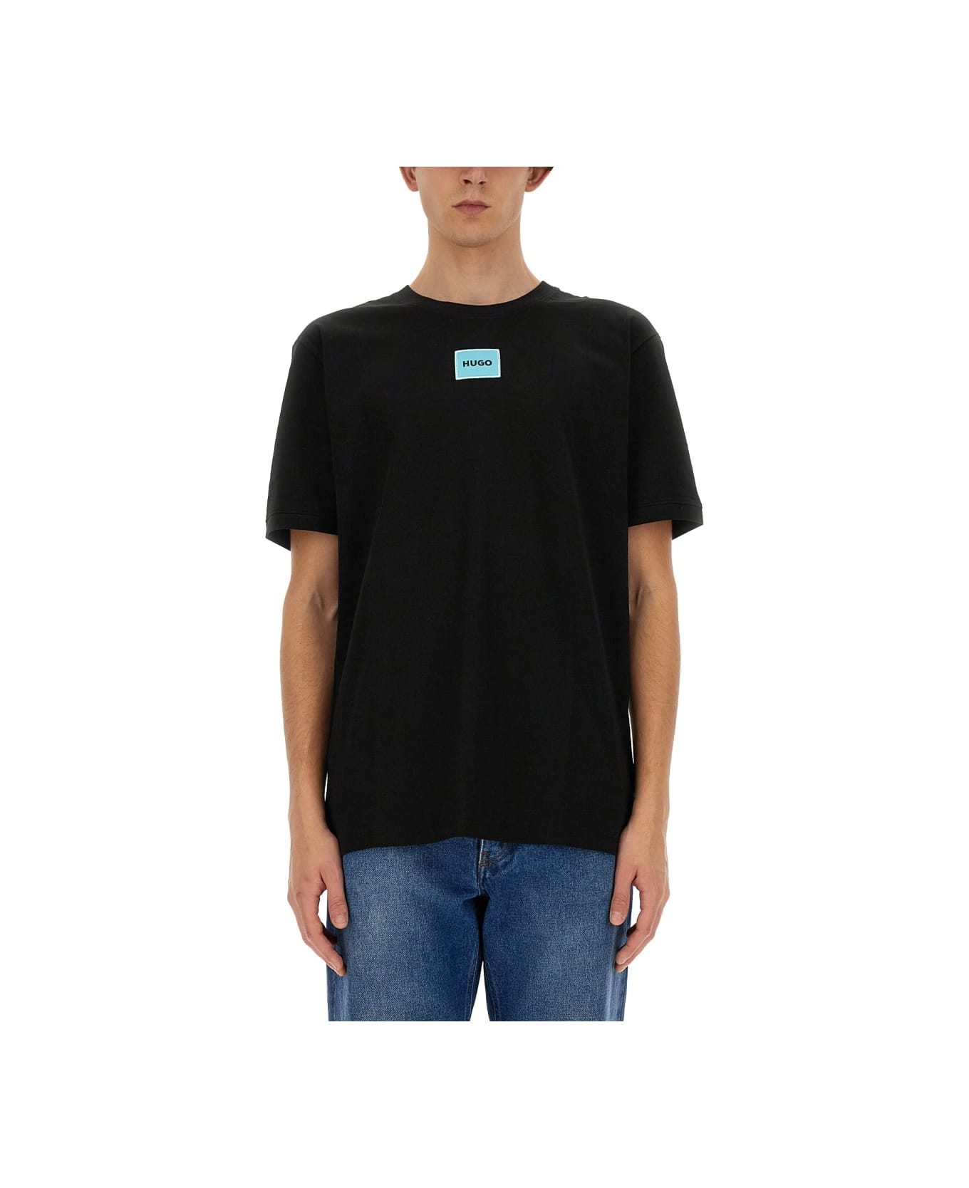 Hugo Boss T-shirt With Logo - BLACK シャツ