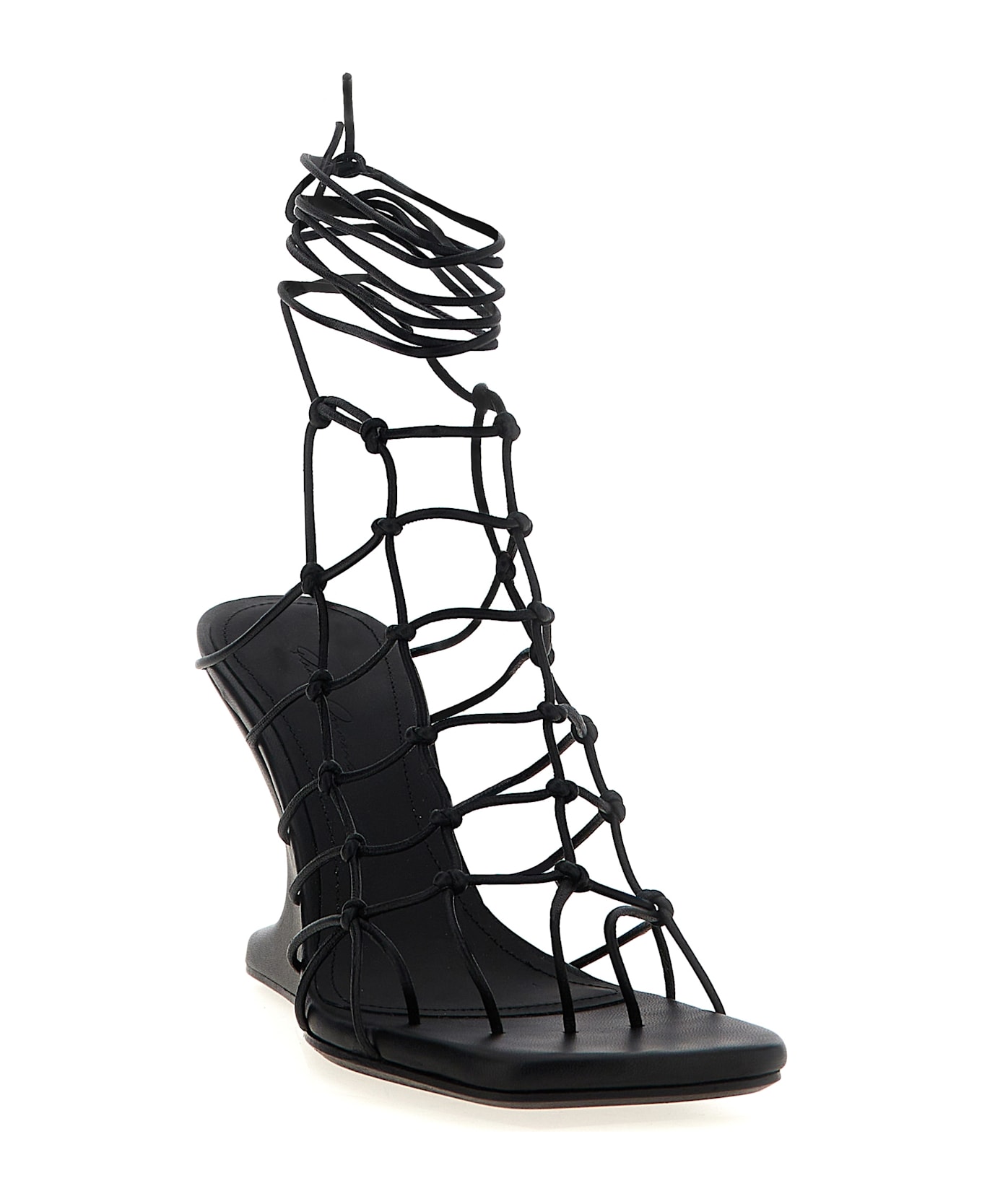 Rick Owens 
web Cantilever
 Sandals - Black  